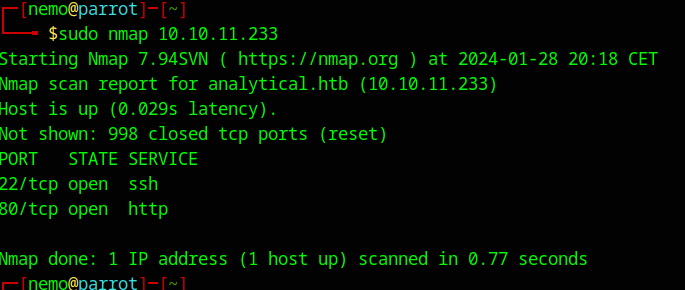 nmap